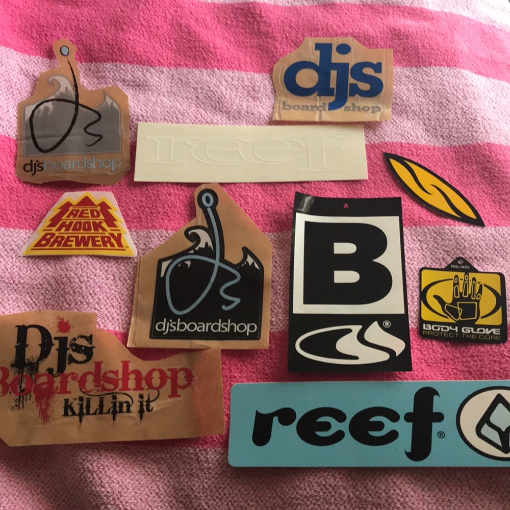 Boardrider Sticker Bundle